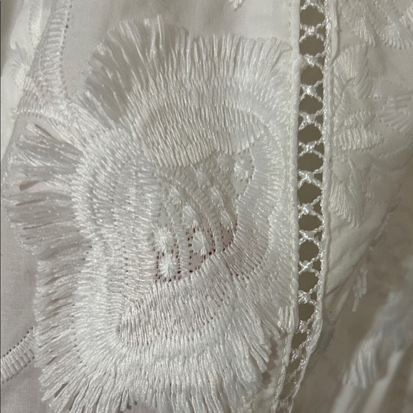 INC International Concepts Elegant White Floral Women's Jacket - Picture 6 of 10